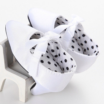 3-8 месеца Обувки за новородени момичета Обувки за бебета с панделка за малки деца с високи токчета за снимки Реквизит за снимки Бебешки артикули