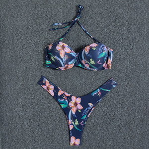 Μπικίνι Μαγιό Γυναικεία Μαγιό 2022 Leopard Brazilian Bikini Σετ Push Up Γυναικείο Καλοκαιρινό Μπικίνι