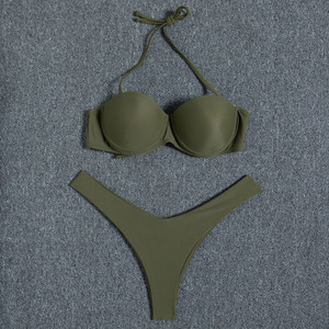 Μπικίνι Μαγιό Γυναικεία Μαγιό 2022 Leopard Brazilian Bikini Σετ Push Up Γυναικείο Καλοκαιρινό Μπικίνι