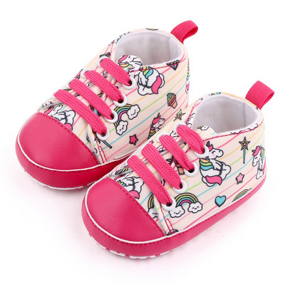 Bebeluși, băieți, fete, cu talpă moale, copil mic, primii plimbări, model de pânză, desene animate, pantofi ocazional, pantofi cu șireturi, nou sosire