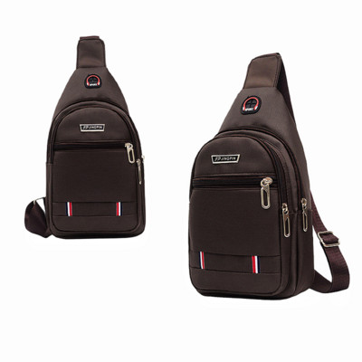 Ανδρική casual τσάντα στήθους νάιλον τσάντα ώμου Ανδρική κοντή τσάντα ταξιδιού Messenger Τσάντα μέσης διπλής αποθήκευσης