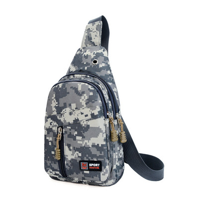 Messenger torba velikog kapaciteta Muška torba za prsa Kamuflažna torba za rame Oxford platnena sportska torba za prsa Vodootporna torba za pohranu