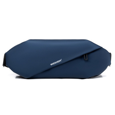 Ανδρική μοντέρνα τσάντα στήθους απλής σχεδίασης Τσάντα αγγελιοφόρου μονής εξωτερικής χρήσης, αδιάβροχη δερμάτινη φορητή τσάντα αποθήκευσης τηλεφώνου