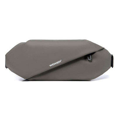 Ανδρική μοντέρνα τσάντα στήθους απλής σχεδίασης Τσάντα αγγελιοφόρου μονής εξωτερικής χρήσης, αδιάβροχη δερμάτινη φορητή τσάντα αποθήκευσης τηλεφώνου