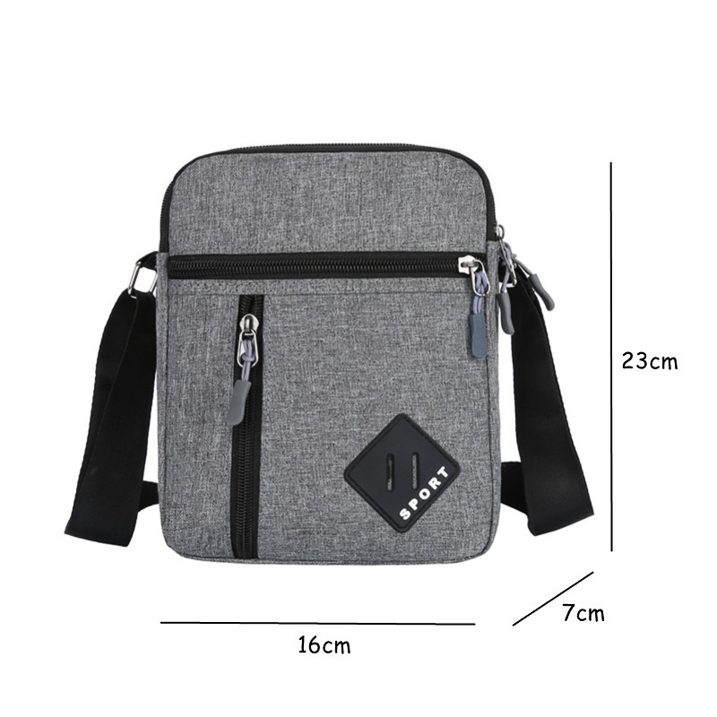 Ανδρική τσάντα ώμου Μικρή τετράγωνη τσάντα Messenger Τσάντα Work Business Αδιάβροχη τσάντα Oxford Τσάντα τσάντα ταξιδιού εξωτερικού χώρου