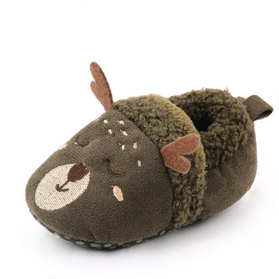 Pantofi pentru bebeluși papuci adorabili pentru bebeluși AMOZAE pentru bebeluși, băieți, fete, pantofi tricot pentru pătuț de copii, papuci pentru copii, anti-alunecare, cu desene animate