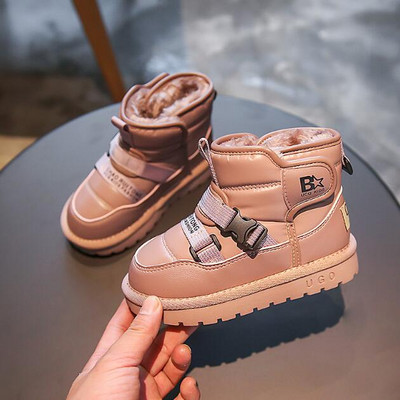Baby casual μπότες για χιόνι Μόδα Παιδιά αγόρια κορίτσια Λούτρινα ζεστά παπούτσια για χιόνι Παιδικά παπούτσια για τρέξιμο Επώνυμα αθλητικά παπούτσια Παιδικά αθλητικά παπούτσια