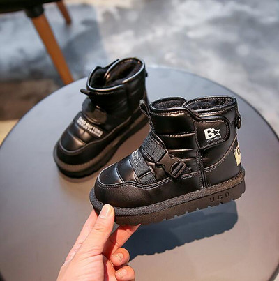 Baby casual μπότες για χιόνι Μόδα Παιδιά αγόρια κορίτσια Λούτρινα ζεστά παπούτσια για χιόνι Παιδικά παπούτσια για τρέξιμο Επώνυμα αθλητικά παπούτσια Παιδικά αθλητικά παπούτσια