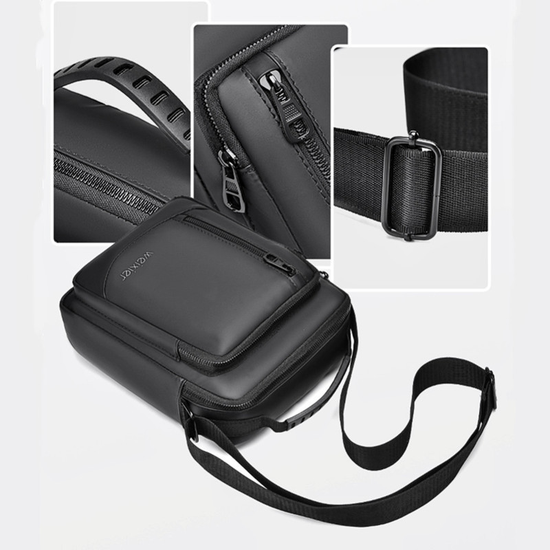 Επώνυμη ανδρική τσάντα Messenger Tide Bag Casual τσάντα ώμου PU Δερμάτινη τσάντα μεγάλης χωρητικότητας Ipad Τσάντα υπολογιστή Απλή ανδρική τσάντα