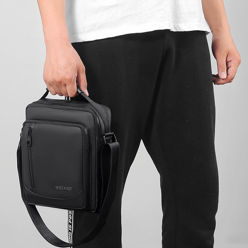 Επώνυμη ανδρική τσάντα Messenger Tide Bag Casual τσάντα ώμου PU Δερμάτινη τσάντα μεγάλης χωρητικότητας Ipad Τσάντα υπολογιστή Απλή ανδρική τσάντα