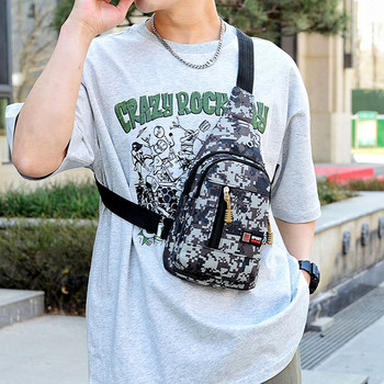 Мъжка чанта Messenger за свободното време Камуфлажна чанта през рамо Модна универсална раница Преносима слушалка Чанта за мобилен телефон