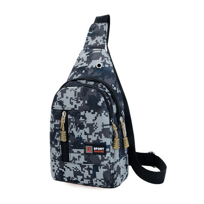 Muška torba za prsa za slobodno vrijeme Kamuflažna torba za rame Modni ruksak za sve vrste prijenosnih slušalica Torba za mobilni telefon