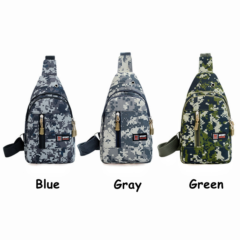 Muška torba za prsa za slobodno vrijeme Kamuflažna torba za rame Modni ruksak za sve vrste prijenosnih slušalica Torba za mobilni telefon