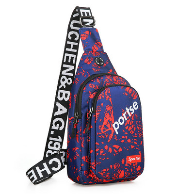 Street Trend Par Messenger torba Torba na rame Oxford platnena vodootporna torba za prsa Muška torba za mobitel na rame Biciklistička torba