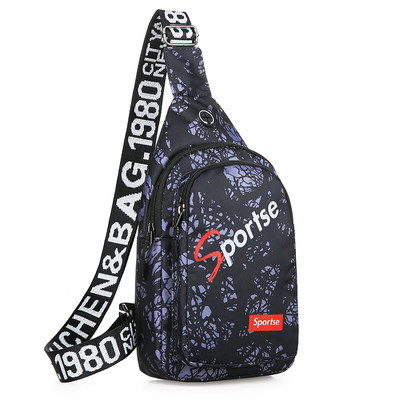 Street Trend Par Messenger torba Torba na rame Oxford platnena vodootporna torba za prsa Muška torba za mobitel na rame Biciklistička torba