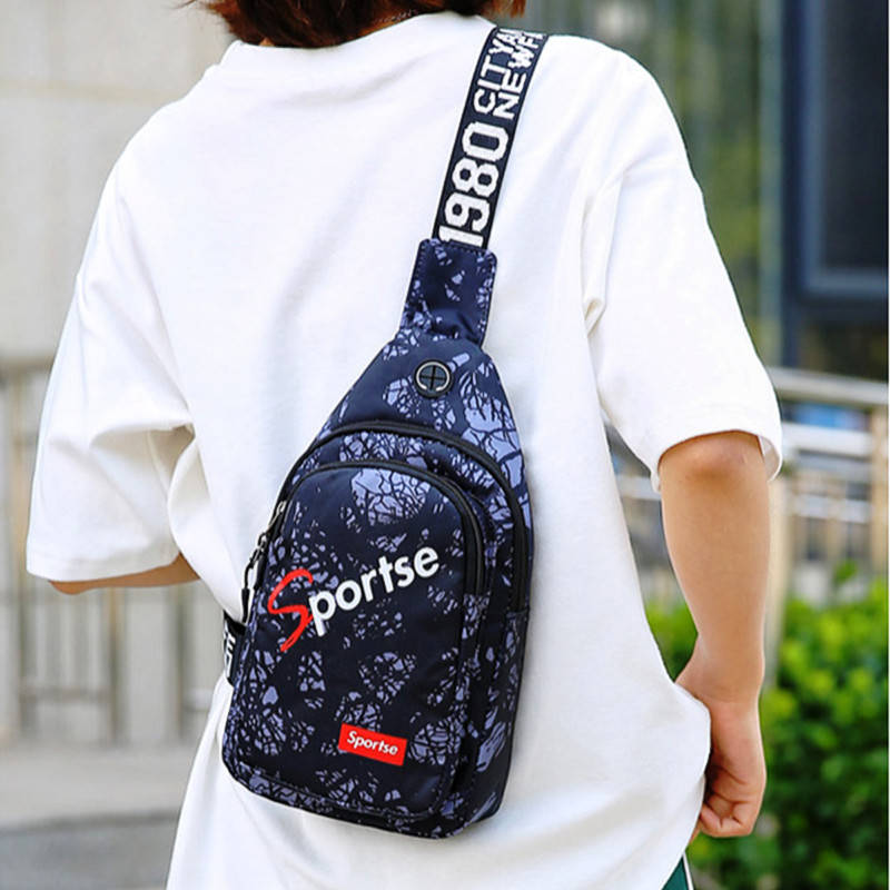 Street Trend Par Messenger torba Torba na rame Oxford platnena vodootporna torba za prsa Muška torba za mobitel na rame Biciklistička torba