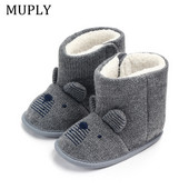 Baby Boys Girls Boots for Newborn Cute Cartoon Animal Shoes Βρεφικά νήπια First Walkers Super Keep Warm Snowfield Boot