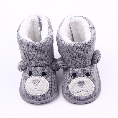 Baby Boys Girls Boots for Newborn Cute Cartoon Animal Shoes Βρεφικά νήπια First Walkers Super Keep Warm Snowfield Boot