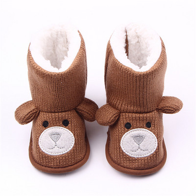 Baby Boys Girls Boots for Newborn Cute Cartoon Animal Shoes Βρεφικά νήπια First Walkers Super Keep Warm Snowfield Boot