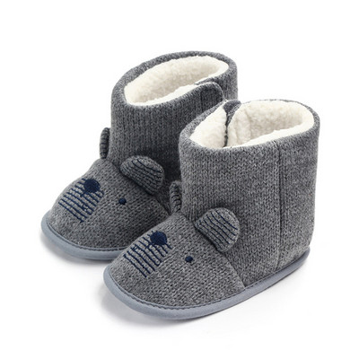 Baby Boys Girls Boots for Newborn Cute Cartoon Animal Shoes Βρεφικά νήπια First Walkers Super Keep Warm Snowfield Boot