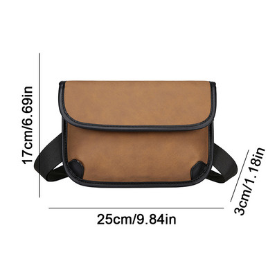 Ανδρική τσάντα Messenger PU Δερμάτινες επαγγελματικές τσάντες με πολλές τσέπες Casual Vintage τσάντα τσάντα χαρτοφύλακα για διακοπές το Σαββατοκύριακο