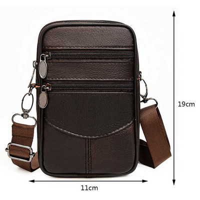 Ανδρική τσάντα Messenger PU Δερμάτινες επαγγελματικές τσάντες με πολλές τσέπες Casual Vintage τσάντα τσάντα χαρτοφύλακα για διακοπές το Σαββατοκύριακο