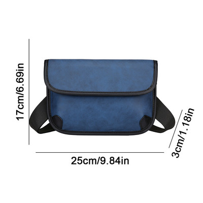 Ανδρική τσάντα Messenger PU Δερμάτινες επαγγελματικές τσάντες με πολλές τσέπες Casual Vintage τσάντα τσάντα χαρτοφύλακα για διακοπές το Σαββατοκύριακο