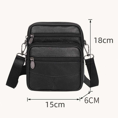 Ανδρική τσάντα Messenger PU Δερμάτινες επαγγελματικές τσάντες με πολλές τσέπες Casual Vintage τσάντα τσάντα χαρτοφύλακα για διακοπές το Σαββατοκύριακο