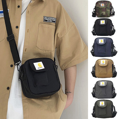 Új tok Crossbody táska Oxford Férfi Női Kézitáska Vászon Négyzet Divat Hip Hop Tároló Válltáska Táskák