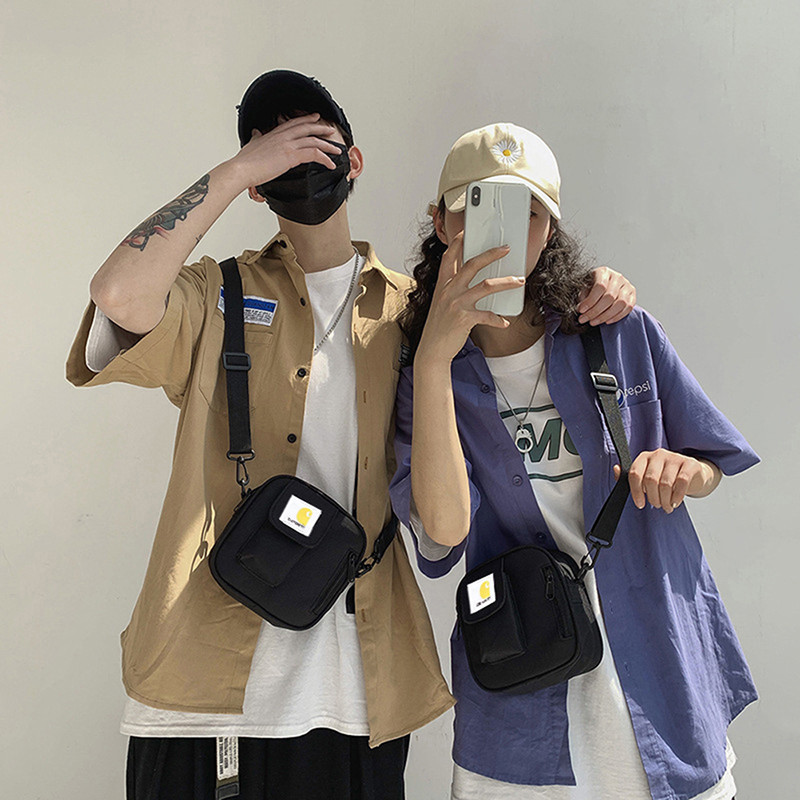 Νέα τσάντα χιαστί τσάντα Oxford ανδρική γυναικεία τσάντα καμβάς τετράγωνο μόδας χιπ χοπ αποθήκευσης τσάντα ώμου Τσάντες αγγελιαφόρου