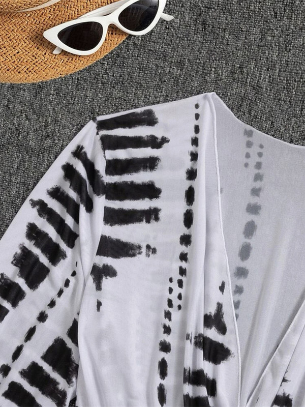 Μπικίνι 3 τεμαχίων Γυναικείο μαγιό 2023 Νέο Cover Up Μαγιό Κορδόνι Κορδόνι Κορδόνι Στρινγκ Ψηλόμεση Σετ μπικίνι Μαγιό Beach