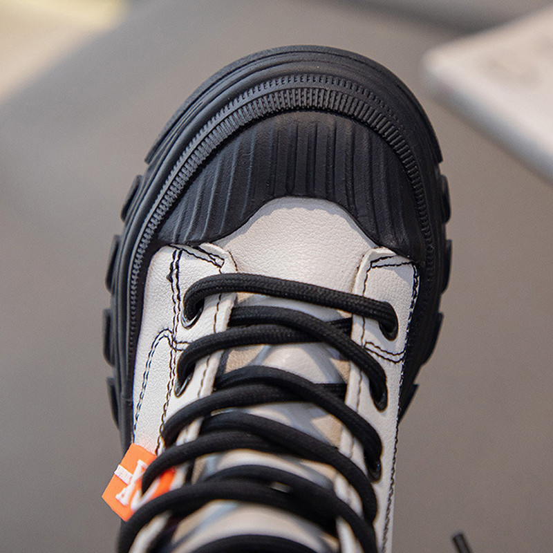 Παιδικές μπότες Αγόρια Φθινόπωρο Χειμώνας Martin Μπότες για κορίτσια Μόδα Princess Μπότες Φοιτητικά παπούτσια Νέα casual παπούτσια Αντιολισθητικές μπότες