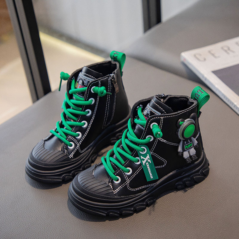 Παιδικές μπότες Αγόρια Φθινόπωρο Χειμώνας Martin Μπότες για κορίτσια Μόδα Princess Μπότες Φοιτητικά παπούτσια Νέα casual παπούτσια Αντιολισθητικές μπότες