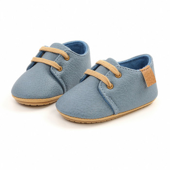 Нови бебешки обувки, ретро кожени обувки за момче, момиче, многоцветни гумени подметки за малки деца, противоплъзгащи се, първи проходилки, мокасини за новородени
