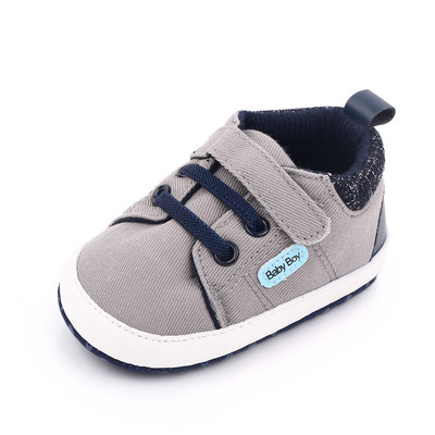 Νέα ολοκαίνουργια παπούτσια πάνινα παπούτσια για βρέφη με μαλακή σόλα για μωρά νεογέννητα τένις για αγόρι 1 έτους Παπούτσια για νήπια First Trainers Δώρα κούκλας