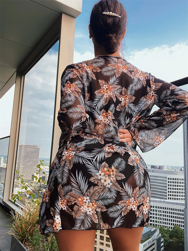 Bikini Costum de baie 3 bucăți Costum de baie pentru femei 2023 Set de bikini cu mânecă lungă nou acoperit Costum de baie pentru femeie Imbracăminte de plajă Biquini de vară