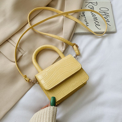 Γυναικεία μάρκα μόδας Μικρή τσάντα χιαστί Ελαφρύ PU Δερμάτινη τσάντα Messenger Πορτοφόλι Καλοκαιρινή τσάντα ταξιδιού για γυναίκες