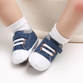 Бебешки обувки за момиченца Всесезонни маратонки Bebes Бебешки момченца Бебешки обувки за новородено Мека подметка Ежедневни спортни обувки против подхлъзване