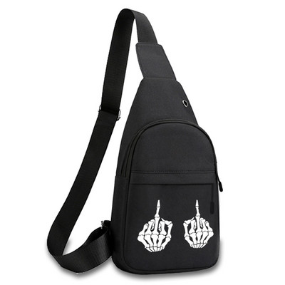 Ανδρική Τσάντα στήθους Μόδα Τσάντα Τηλεφώνου Τσέπη Σταυρός Σώμα Λαιμός Πλευρά ώμος Μικρό Πακέτο Fanny Εκτύπωση Anime Τσάντες γυμναστικής χιαστί εξωτερικού χώρου