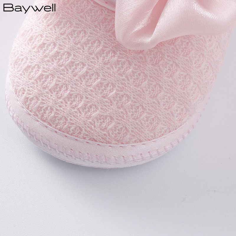 Dječje cipele za krštenje novorođenčeta Bijele čipkane mašne Cipele za djevojčice Komplet traka za glavu za malu djecu Slatke mekane dječje cipele za 0-18M