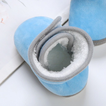 Снежни ботуши с мека подметка за 0-18 м Обувки Ботуши Топли ботуши за новородено дете Зимни обувки за първи проходилки Бебешки обувки за момичета Момчета
