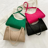 ISKYBOB Γυναικεία ρετρό τσάντα μασχάλης τσάντα μονόχρωμη τσάντα ώμου 2023 Φθινοπωρινό casual τσαντάκι ελαφρύ βάρος τσάντα χιαστί 2024 Μοντέρνα