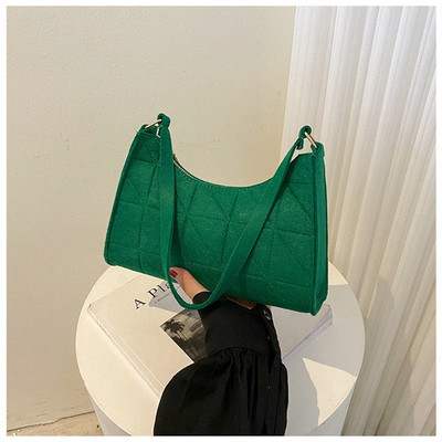 ISKYBOB Γυναικεία ρετρό τσάντα μασχάλης τσάντα μονόχρωμη τσάντα ώμου 2023 Φθινοπωρινό casual τσαντάκι ελαφρύ βάρος τσάντα χιαστί 2024 Μοντέρνα