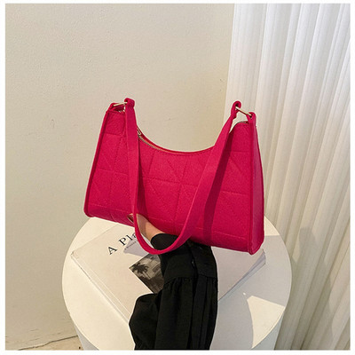 ISKYBOB Γυναικεία ρετρό τσάντα μασχάλης τσάντα μονόχρωμη τσάντα ώμου 2023 Φθινοπωρινό casual τσαντάκι ελαφρύ βάρος τσάντα χιαστί 2024 Μοντέρνα