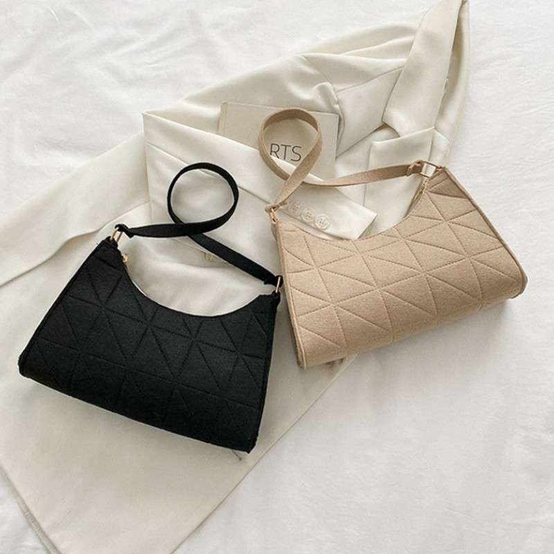 ISKYBOB Γυναικεία ρετρό τσάντα μασχάλης τσάντα μονόχρωμη τσάντα ώμου 2023 Φθινοπωρινό casual τσαντάκι ελαφρύ βάρος τσάντα χιαστί 2024 Μοντέρνα