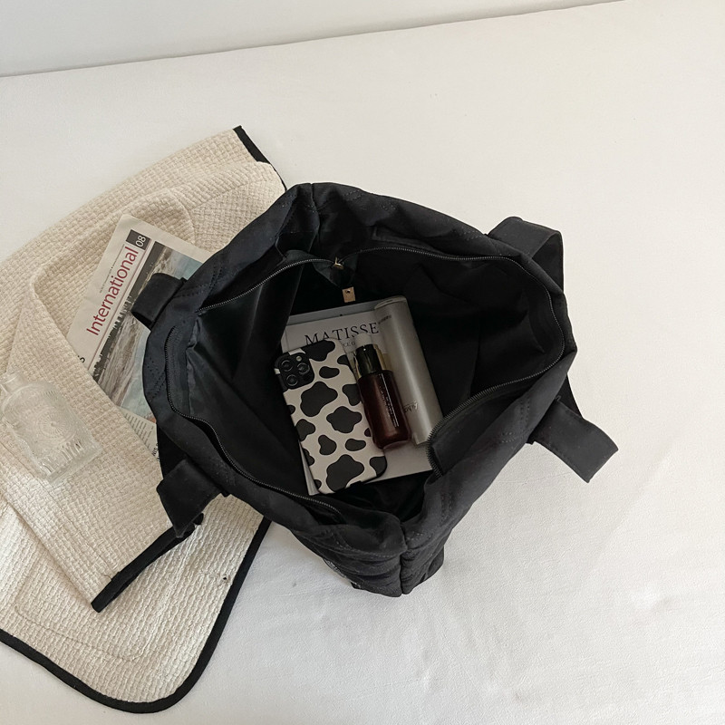 Γυναικείες πάνινες τσάντες χωρητικότητας από μαλακό βαμβάκι Τσάντες αγορών Μόδα γυναικεία τσάντα τσάντα ώμου