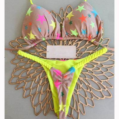 Costum de baie pentru femei, sexy, cu tanga, cu imprimeu cu zebră, costum de baie, 2023, pentru femei braziliene, costum de baie, biquini, costum de plajă
