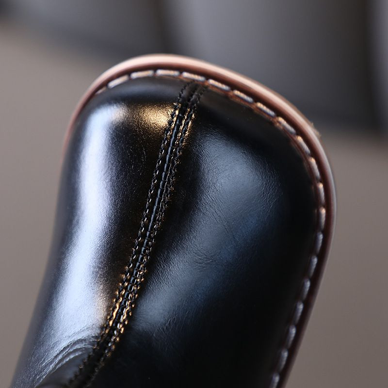 Dječje kožne gležnjače Vodootporne dječje Chelsea čizme Dječaci Djevojčice Zimske čizme za snijeg Modna ležerna cipela za malu djecu