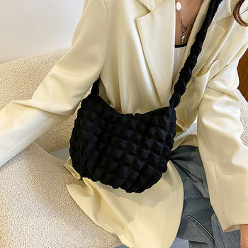 Дамски чанти Модни дамски чанти Crossbody Bags Bubbles Cloud Shoulder Tote Bag Ежедневни елегантни плисирани ръчни чанти Hobos Shopper Purse