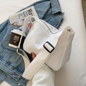 2023 Νέα υφή πάνινη τσάντα μόδας Απλή ρετρό Commuter τσάντα με έναν ώμο Γυναικεία μικρή τετράγωνη τσάντα